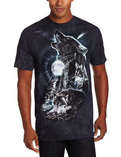 The Mountain Big and Tall Bark at The Moon Short Sleeve T-Shirt, Blue, 3XL