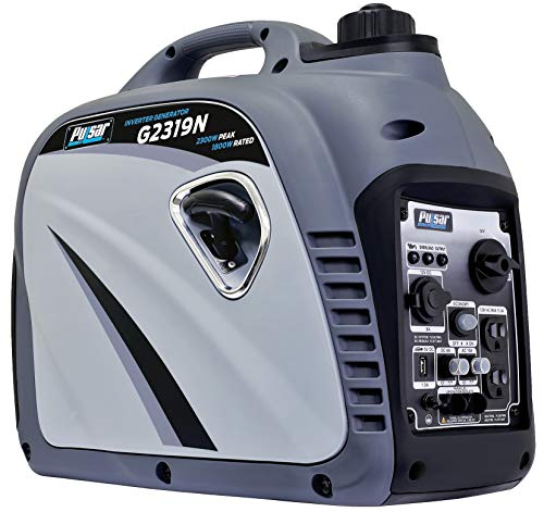 Pulsar 2,300W Portable Gas-Powered Quiet Inverter Generator With USB Outlet & Parallel Capability, Carb Compliant, G2319N