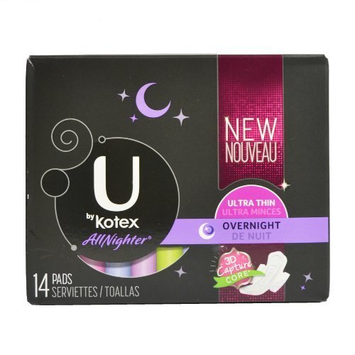 U By Kotex Ultra Thin Overnight Maxi Pads 14