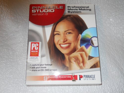 Pinnacle Studio 8.0 Video Editing with CD/DVD Authoring