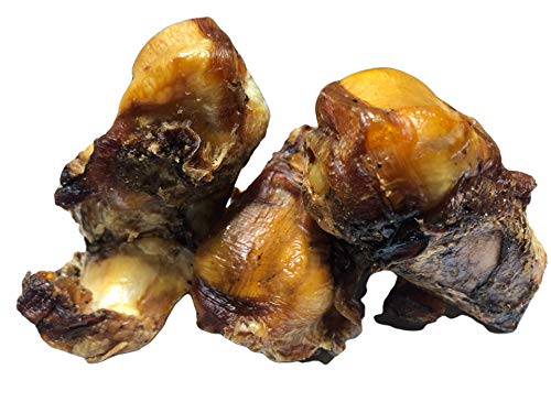 K9 Connoisseur Natural Dog Bones for Dogs Long Lasting & Large Dog Bones for Aggressive Chewers Breeds- Knuckle Bone Marrow Dog Bones Rawhide Free Dog Treats for Medium Dogs Made in USA Only (3 Pack)
