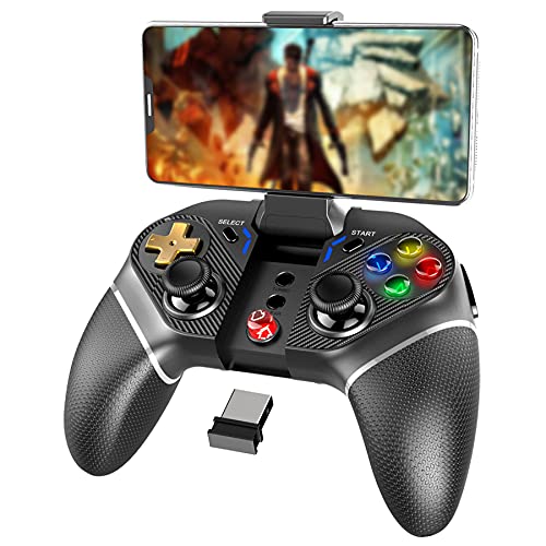 iPEGA-PG-9218 Wireless 5.0 +2.4G Game Controller for iphone 14/13/12 /11/8/7 for Samsung S23/S22/21/20 /S10/S10 + Note 20 /10 for OPPO, VIVO LG Android Smart Phone/Tablet ps4/N-Switch PC Smart TV
