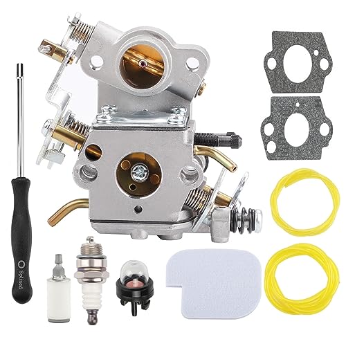 Annolai PR4218 PP4218A P3314 Carburetor for Poulan Pro Chainsaw Parts PP3416 PP3516 PP3816 PP4018 PP4218 PPB3416PP4218AVX PP4018 PP3516AVX Replacement Parts Replace C1M-W26C 545070601 530057925