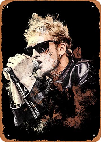 Music Layne Staley Metal Tin Sign Poster Vintage Art Wall Decor 12 x 8 inch