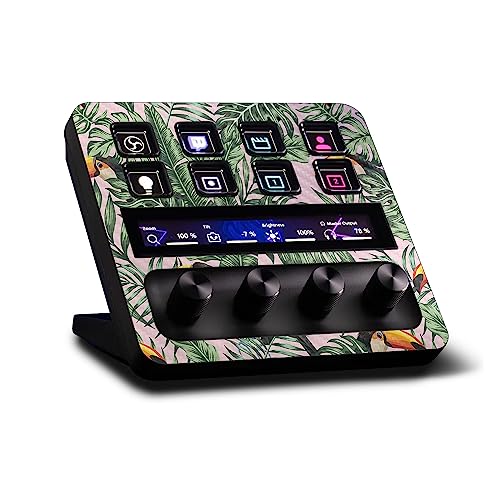 MightySkins Carbon Fiber Skin Compatible with Elgato Stream Deck + Hidden Toucan | Protective, Durable Textured Carbon Fiber Finish | Easy to Apply | Made in The USA