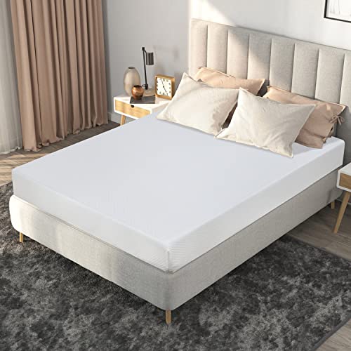BORGEBY Gel Memory Foam Mattress, 6/8/10/12 inch Firm Mattress in a Box, CertiPUR-US Certified Mattress for Cool Sleep & Pressure Relief (8 in, Queen (U.S. Standard))