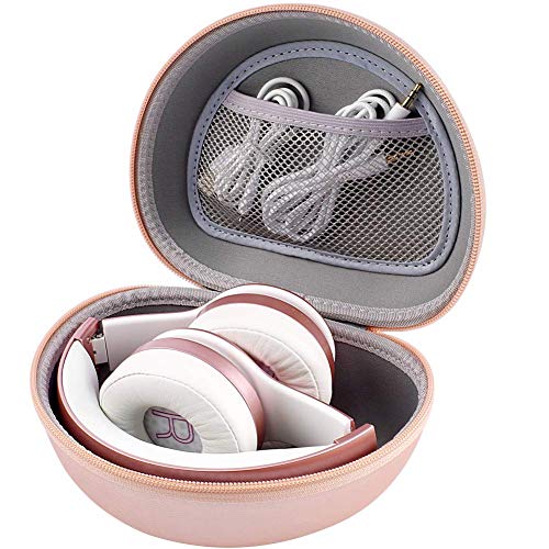 Headphone Case for Picun P26 / for Beats Studio Pro/for Beats Solo3 2/ for Beats Studio3 On-Ear Headphones More Foldable Bluetooth Wireless Headset (Extra Large) - Rose Gold
