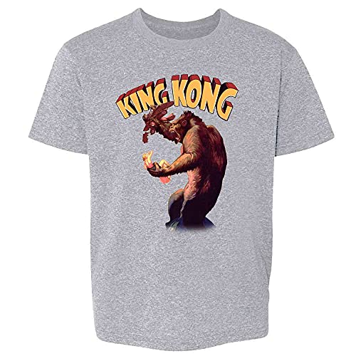 Pop Threads King Kong Movie Poster Vintage Retro Monster Baby Toddler Kids Girl Boy T-Shirt Sport Grey 2T