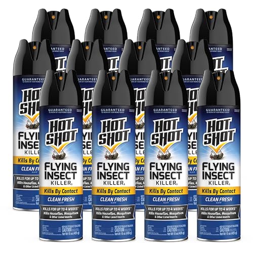 Hot Shot Flying Insect Killer3 (Aerosol) (Pack of 12) 15 oz