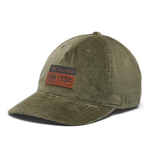 Columbia Unisex Puffect Corduroy 110 Snap Back, Stone Green/Varsity Label, One Size