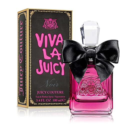 Juicy Couture, Viva La Juicy Noir Eau De Parfum, Women's Perfume with Notes of Wild Berries, Gardenia & Amber - Fruity & Floral Perfume for Women, EDP Spray, 3.4 Fl Oz