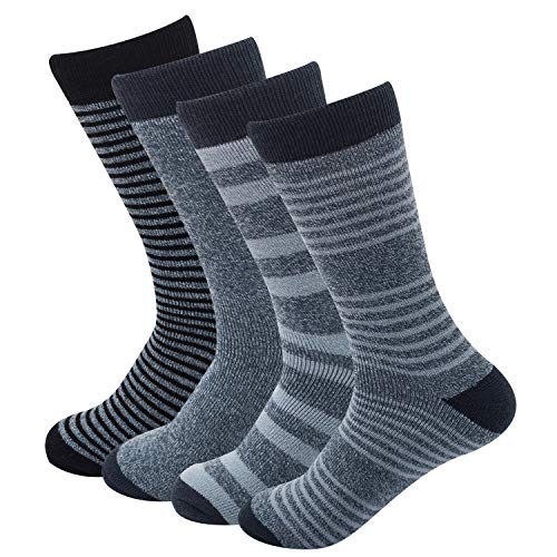 Sock Amazing Thermal Socks Winter Socks for Men Boot Socks for Boy&Teens Works Socks Thick Crew Socks Fashion Denim Blue Color