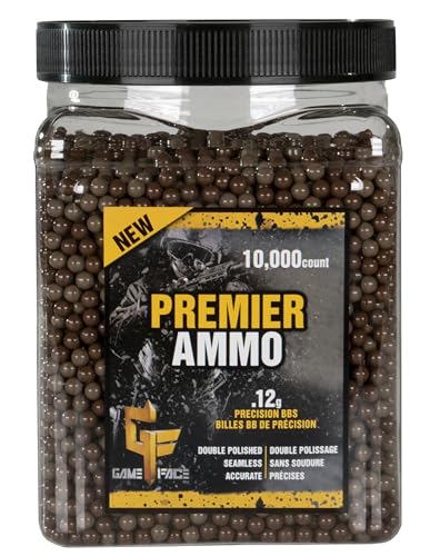 Crosman ASP10K12 Premier .12-Gram 6mm Camo Airsoft BBs (10,000-Count)