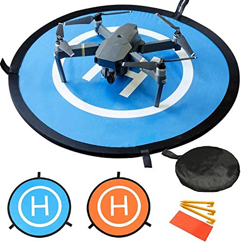 Drone Landing Pad, 30'/75cm Waterproof Portable Foldable Helipad Helicopter Landig Mat for DJI Mavic Pro Phantom 2/3/4/ Pro, RC Drones Helicopter, Mavic Pro, Karma drone, DJI Mavic Air, Inspire and Mo