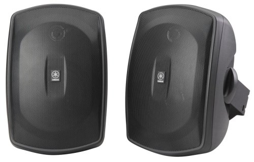 YAMAHA NS-AW190BL 2-Way Indoor/Outdoor Speakers (Pair, Black)