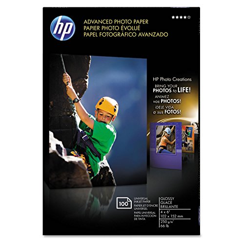 HP Advanced Photo Paper, Glossy, 4x6 in, 100 sheets (Q6638A)