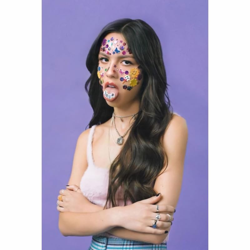 Olivia Rodrgo Poster for Home Office and Student Room Wall | Aesthetic Poster | Wall Decor OLIVROD2 (18X12 inch)