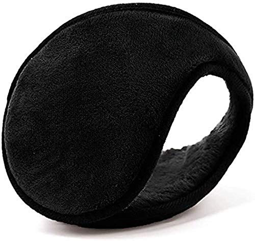 Mocofo Classic Fleece Ear Muffs Headwear Collapsible Behind The Head Winter Ear Warmers for Women and Men