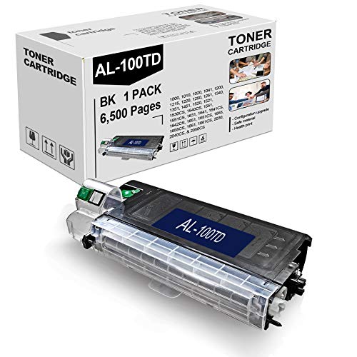 YEDM 1 Pack Black AL-100TD Toner Cartridge Replacement for Sharp 1000 1010 1020 1041 1200 1215 1220 1250 1251 1340 1351 1451 1520 1521 1530CS 1540CS 1551 1551CS 1631 1641 Printer