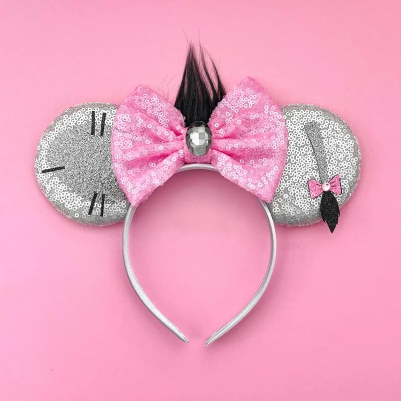 MADO Mouse Ears Headband for Women adults kids, mouse Ears for Adult Kids women girls boys,Park Ears headbands for Women (wn-donkey)