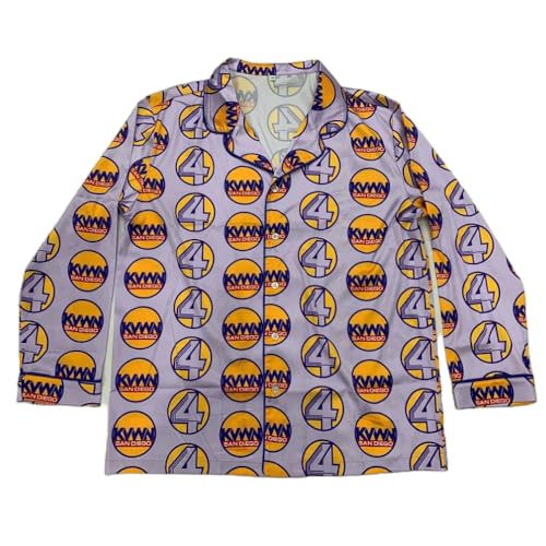 My Party Shirt Ron Burgundy Channel 4 News Team Pajamas (Mens Medium)