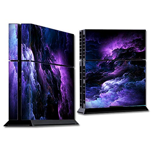 IT'S A SKIN Wrap Compatible with PS4 (R) Sony (R) Playstation (R) Console - Decals Vinyl Stickers Overlay - Purple Storm Clouds