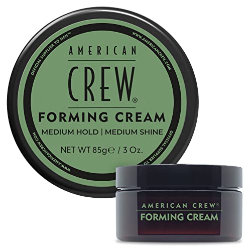 American Crew Men's Hair Forming Cream, Like Hair Gel with Medium Hold & Medium Shine, 3 Oz (Pack of 1)