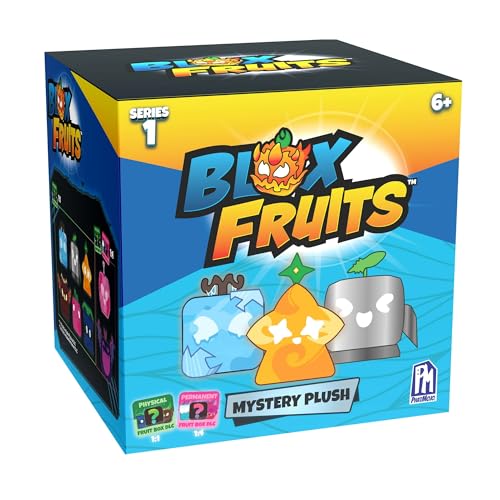 BLOX FRUITS - Mystery Fruit Collectible Plush Pack 4' Tall, Series 1 with DLC - Blox Fruits Mystery Box Figures with Code