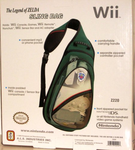 Nintendo Wii Sling Bag - The Legend of Zelda