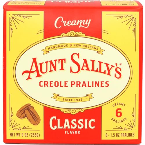 Creamy Classic Pralines – Aunt Sally's Pralines – 6 count box