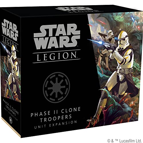 Star Wars Legion Phase II Clone Troopers Expansion | Two Player Battle Game | Miniatures Game | Strategy Game for Adults and Teens | Ages 14+ | Average Playtime 3 Hours | Made by Atomic Mass Games