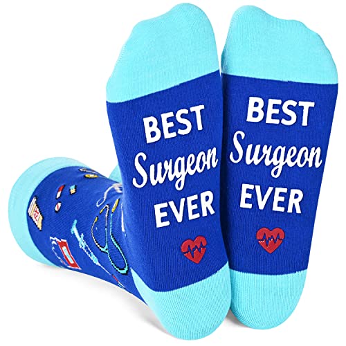 Zmart Unisex Plastic Surgeon Socks Pharmacy Socks, Surgeon Gifts Neurosurgeon Gifts Plastic Surgeon Gifts Pharmacy Gifts Pharmacy Tech Gifts