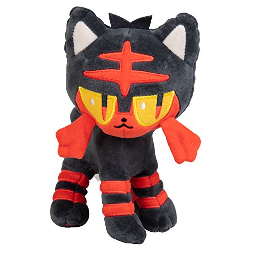 Pokémon 8' Litten Plush - Officially Licensed - Quality Soft Stuffed Animal Toy - Sun and Moon Starter - Gift for Kids, Boys, Girls & Fans of Pokemon