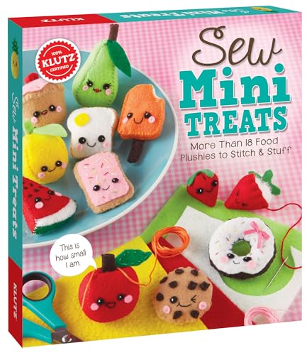 Klutz Sew Mini Treats Craft Kit, 8' Length x 1.5' Width x 9' Height