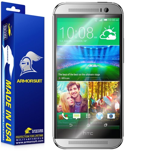 Armor Suit MilitaryShield [Case Friendly] Screen Protector For HTC One M8 - Anti-Bubble HD Clear Film