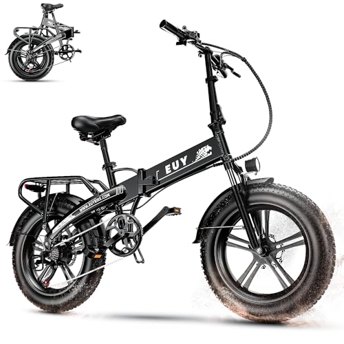 Folding Electric Bike,750W Motor(Peak1000W) Ebike for Adults with 614Wh Li-ion Battery,20'*4.0' Fat Tire 30MPH Electric Bicycle 7-Speed E Bike Complies to ANSI/CAN/UL2849