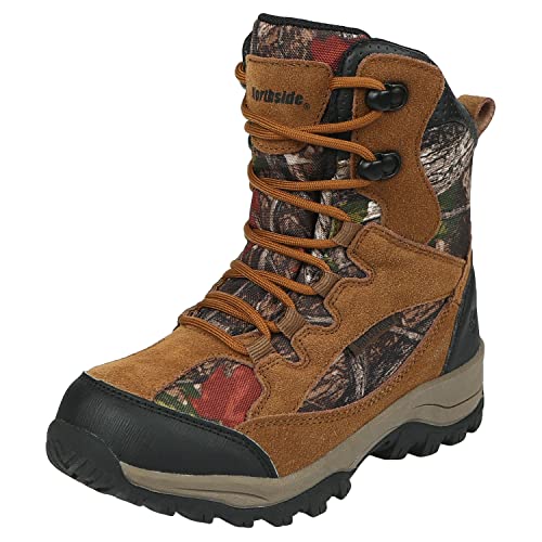 Northside Boy's Renegade 400 Mid Calf Boot, Tan Camo, 6 Big Kid
