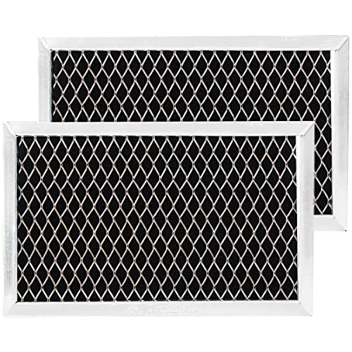 GE JX81J, WB02X11124, WB06X10823 Microwave Recirculating Charcoal Filter (2-Pack)