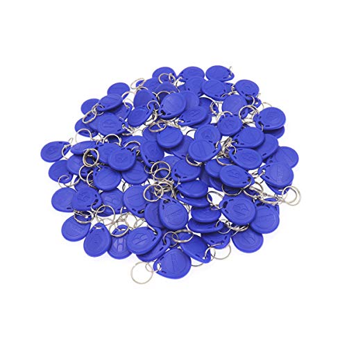 ETEKJOY 100 PCS 125KHz RFID Key Fob Proximity ID Card Token Tag Keypad Card for Door Entry Access Control System for Security Lock Wholesale, Read Only