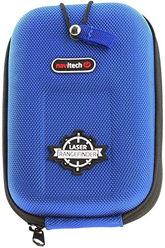 Navitech Blue EVA Hard Case/Rangefinder Cover Compatible with Leupold PinCaddie 2 Golf Rangefinder