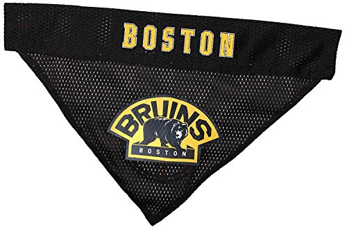 Pets First NHL Boston Bruins Bandana for Dogs & Cats, Large/X-Large. - Cute & Stylish Bandana! The Perfect Hockey Fan Scarf Bandana, Great for Birthdays Or Any Party!