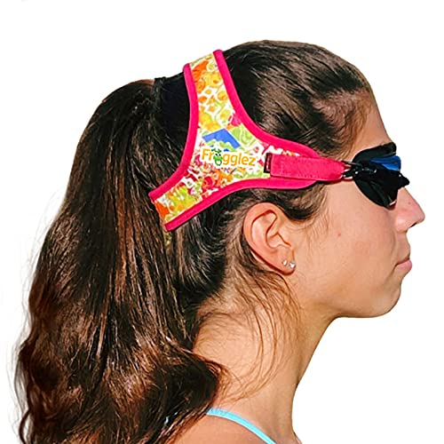 Frogglez Masterz Swim Goggles for Adults & Teens, Anti Fog Mirrored Goggles