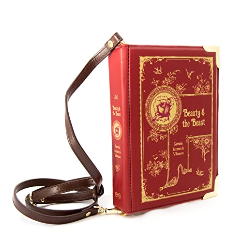 Well Read Beauty and the Beast Small Book Themed Purse for Literary Lovers - Ideal Literary Gift for Book Club, Readers, Authors & Bookworms - Handbag & Crossbody Bag