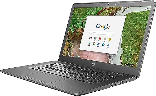 HP Chromebook 14' G5, Intel Celeron N3350, 4GB RAM, 16GB SSD (3NU63UT#ABA) (Renewed)
