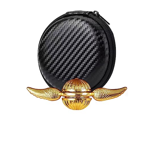 LanCipal Magic Orb Hand Finger Spinner, Gold Fidget Spinner Stress Relief Anti Anxiety Desk Decoration Gifts Party Favors for Adults (Gold)