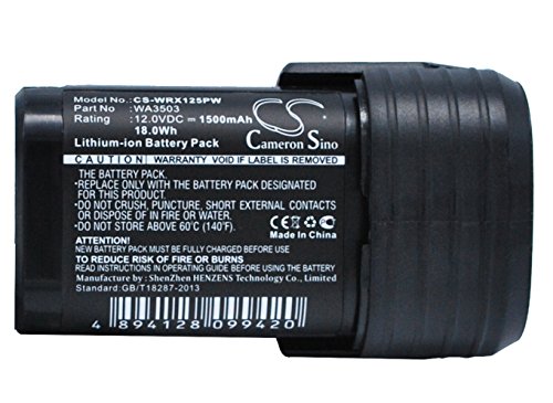 1500mAh Battery Replacement for Rockwell RK2516K RS2112 RS2111 RK2512 RK2516 RK2510K2 RK2515K2 RK2512K RK2511K2 SS2504 RK2511 RS2114 RK2510K RS2115 RK2512K2 RK2513 RK2522K2 RK2510K2.1 RK2510 RK2513K2