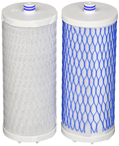 Aquasana Replacement Filter Cartridge for Countertop Water Filtration System - Removes Up To 97% of Chlorine & 99% of 77 Contaminants - Filtration for Clean Tasting Water from Kitchen Faucet- AQ-4035