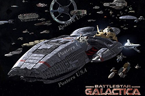 PremiumPrints - Battlestar Galactica TV Series Show Poster Glossy Finish Made in USA - TVS035 (24' x 36' (61cm x 91.5cm))