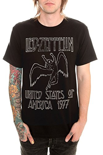 Led Zeppelin 1977 T-Shirt Black MD