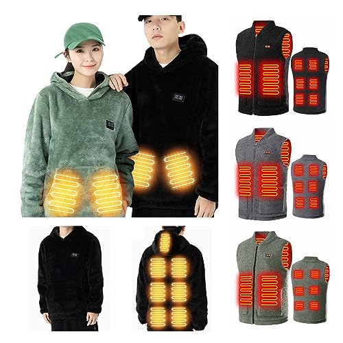 PVCS Black Fall Friday Sales Deals 2023 Today 2023 Fuzzy Fleece Jacket for Women 2023 Coat Fleece Jacket Sherpa Fuzzy Faux Shearling Lapel Zipper Casual Winter Warm Oversized Outwear